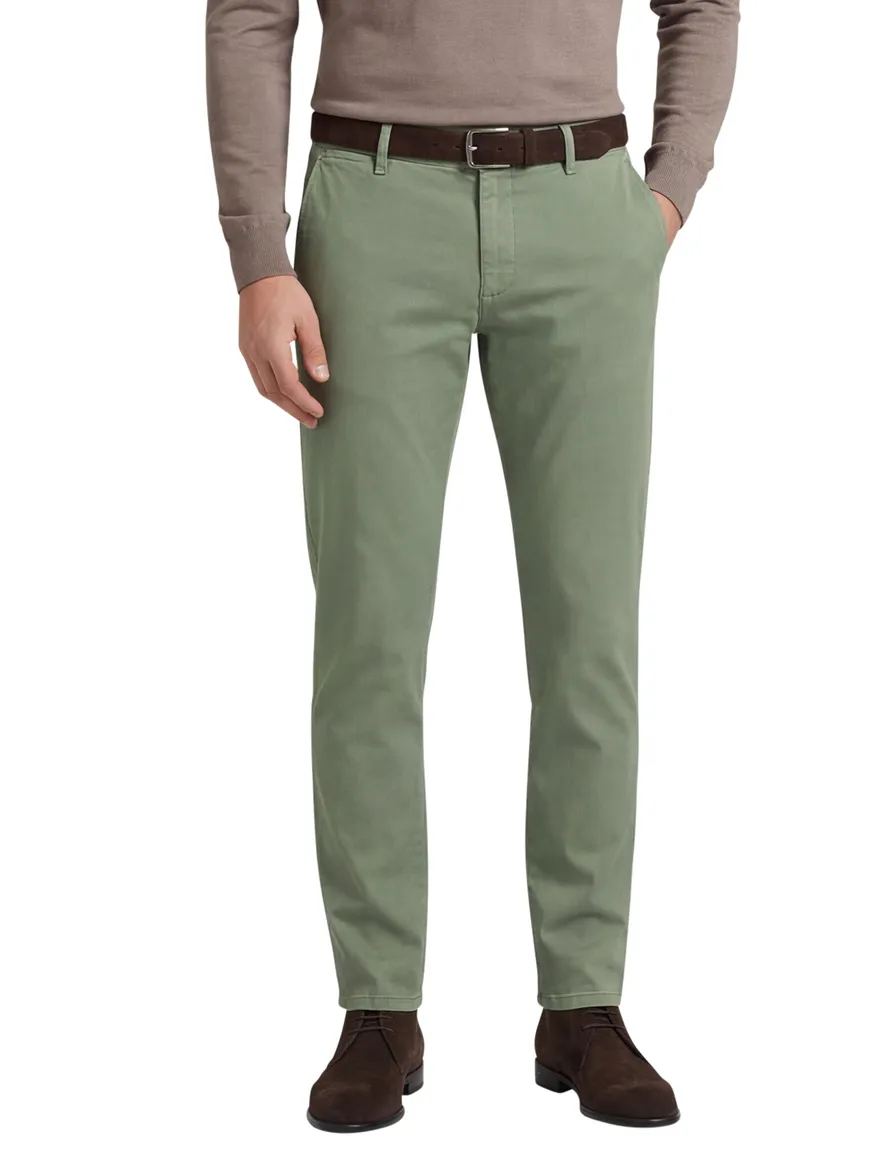 groene pantalon Alberto Rob chino