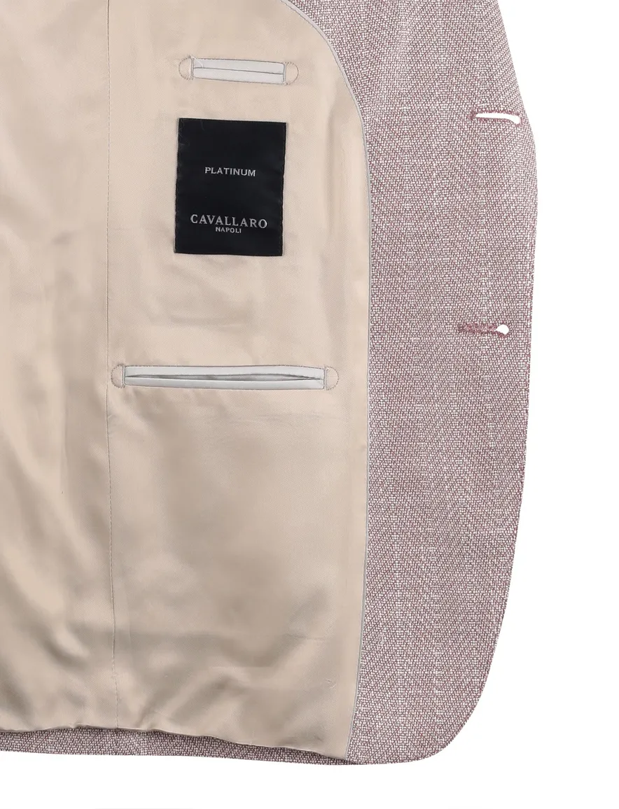 Roze colbert Cavallaro gevoerd Torano