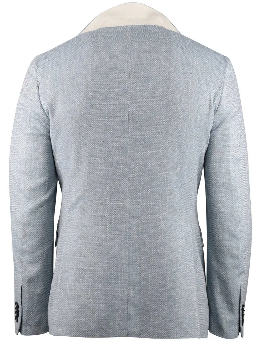 Colbert Cavallaro platinum torano lichtblauw normale fit