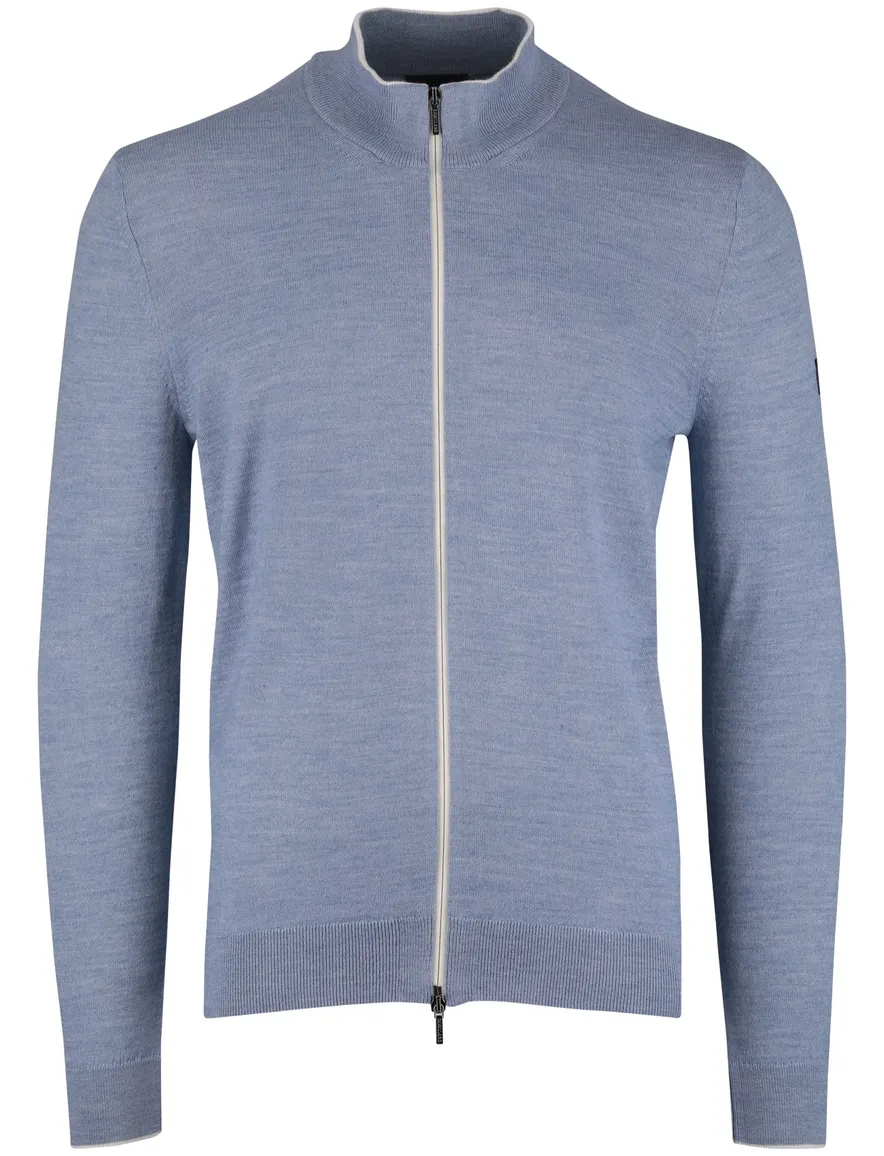 Cavallaro Fontanio vest blauw witte rits