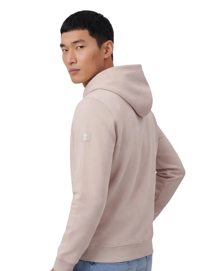 hoodie Cavallaro Murano hoodie beige slim fit katoen
