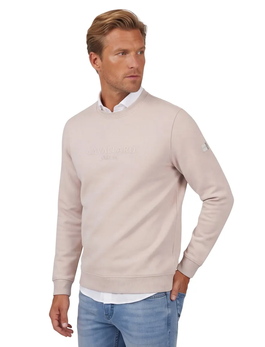 beige sweater Cavallaro slim fit beige