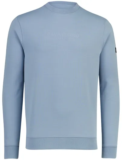 Cavallaro Sweater Cavallaro Murano ronde hals blauw