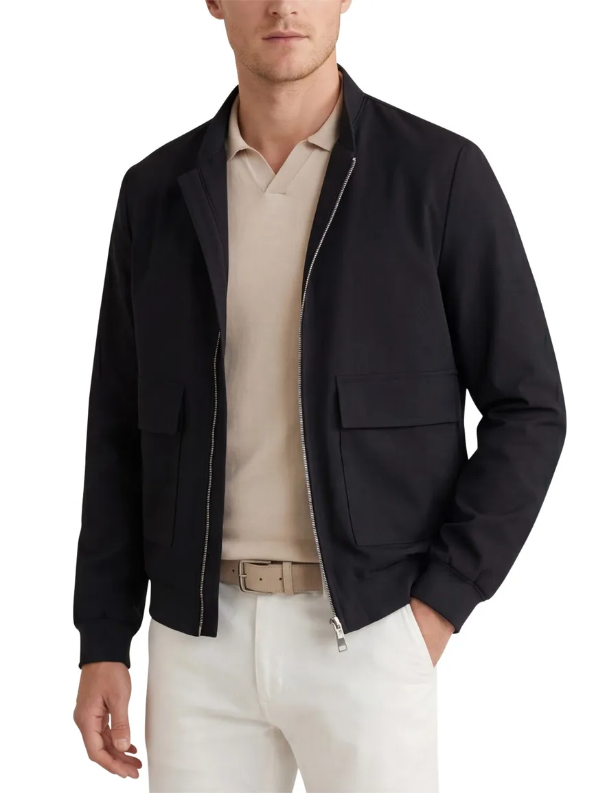 Duno zomerjas zonder capuchon donkerblauw