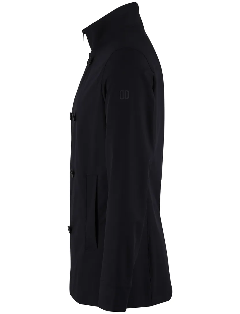 Zomerjas Duno donkerblauw manteljas regular fit