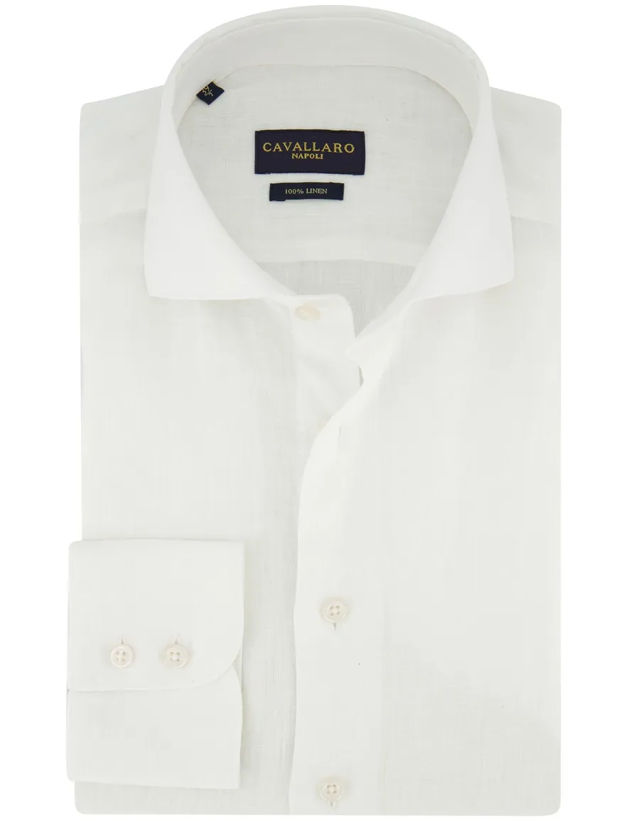 Cavallaro Ferentino mouwlengte 7 overhemd wit