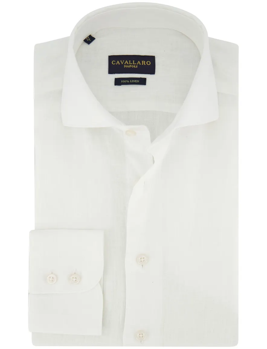 Cavallaro Ferentino mouwlengte 7 overhemd wit