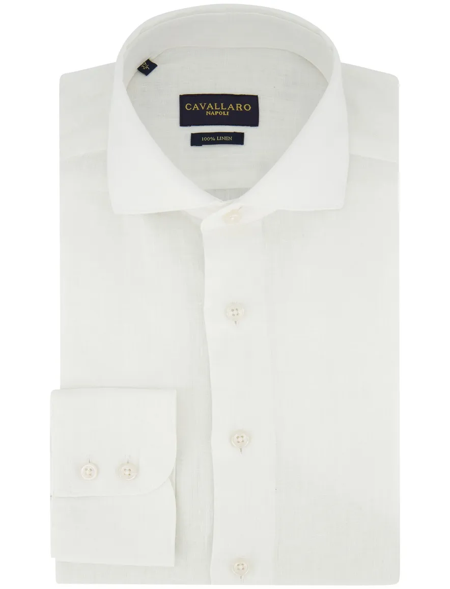 Cavallaro Ferentino mouwlengte 7 overhemd wit