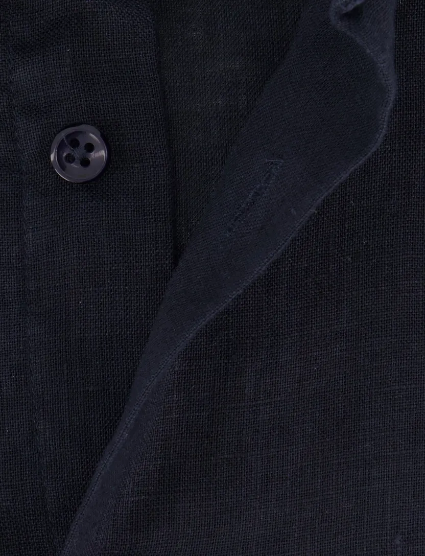Overhemd Cavallaro navy Ferentino slim fit