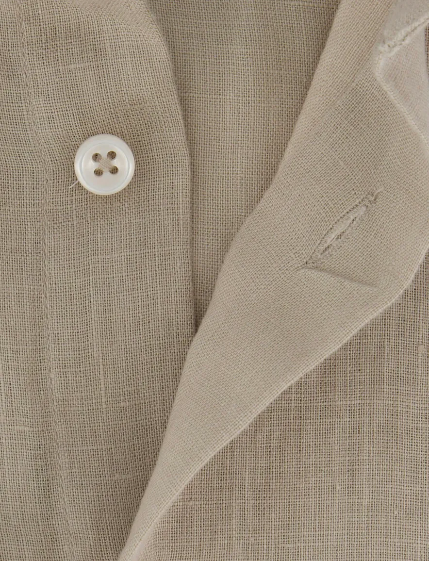 Cavallaro overhemd Ferentino beige gemeleerd