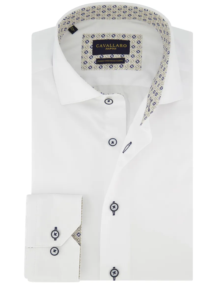 Cavallaro Fiuggi premium mouwlengte 7 wit