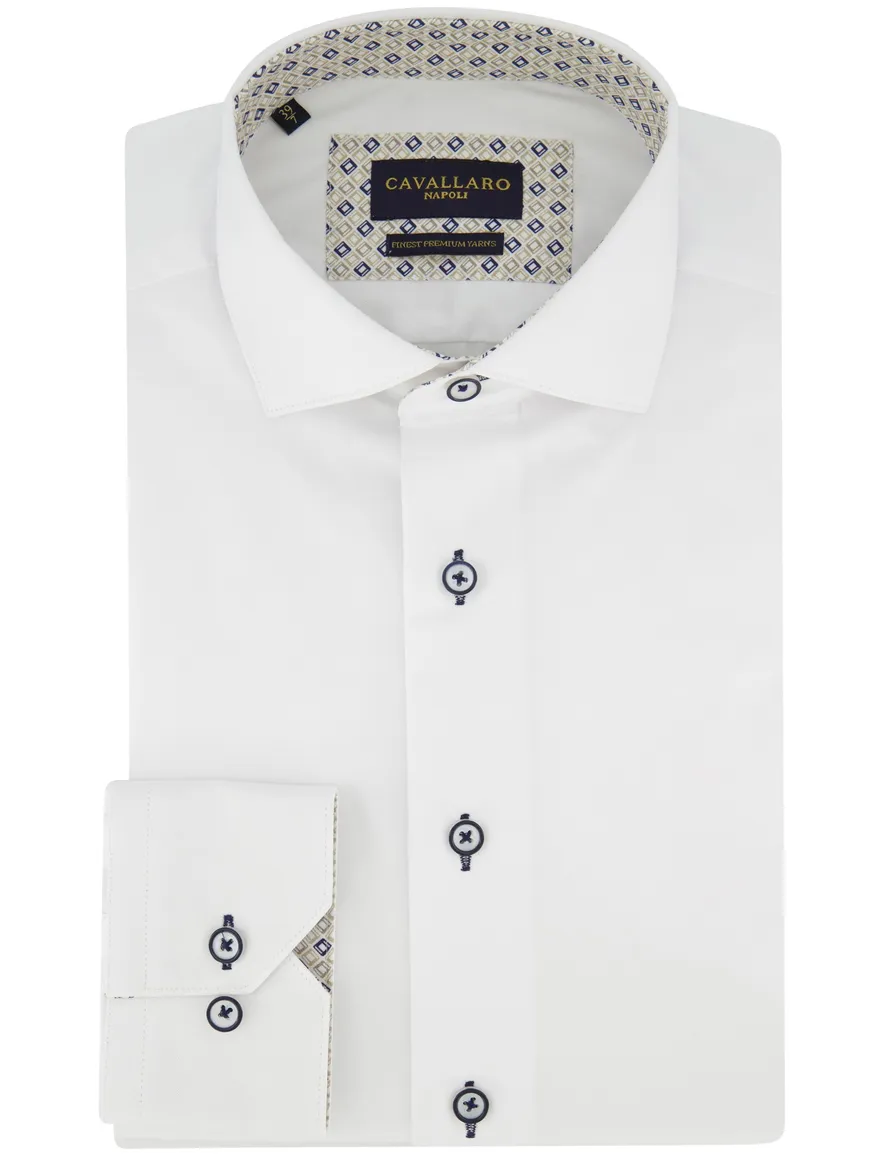 Cavallaro Fiuggi premium mouwlengte 7 wit