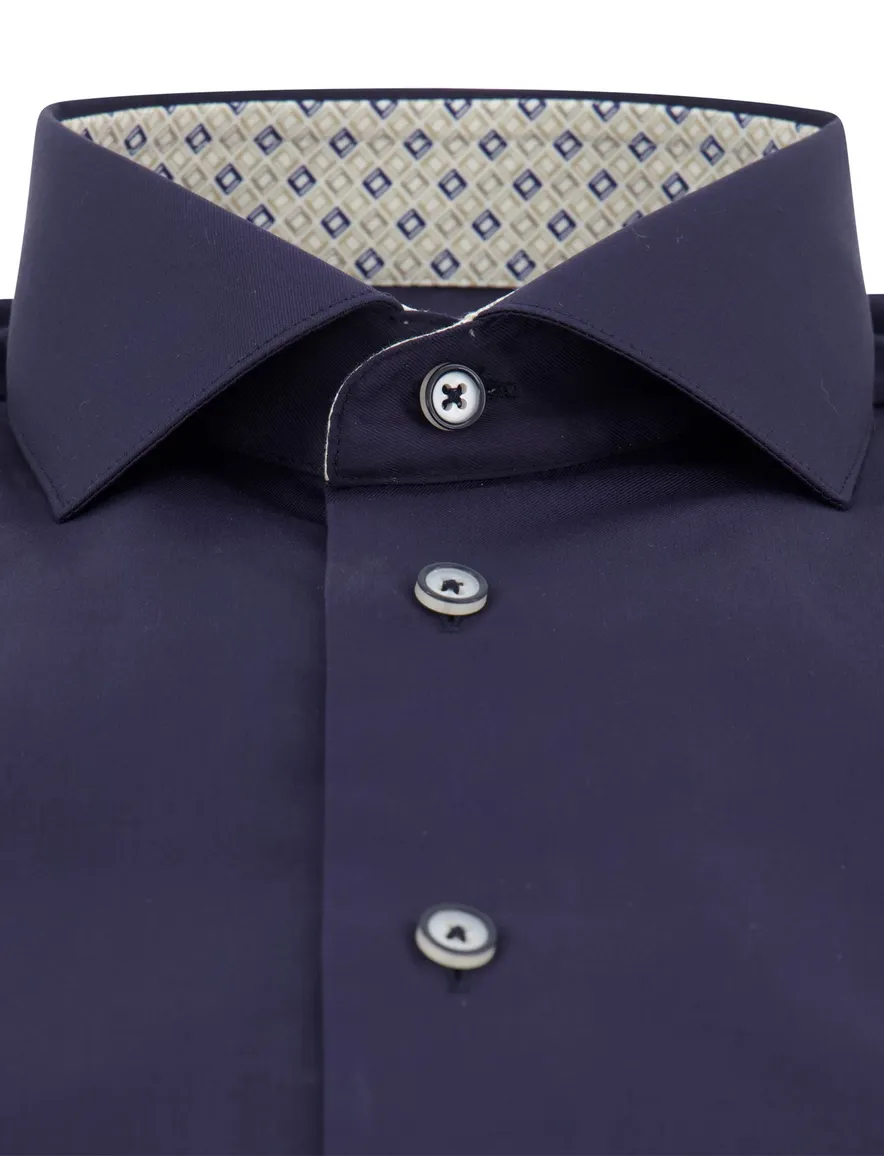 Cavallaro Fiuggi overhemd donkerblauw