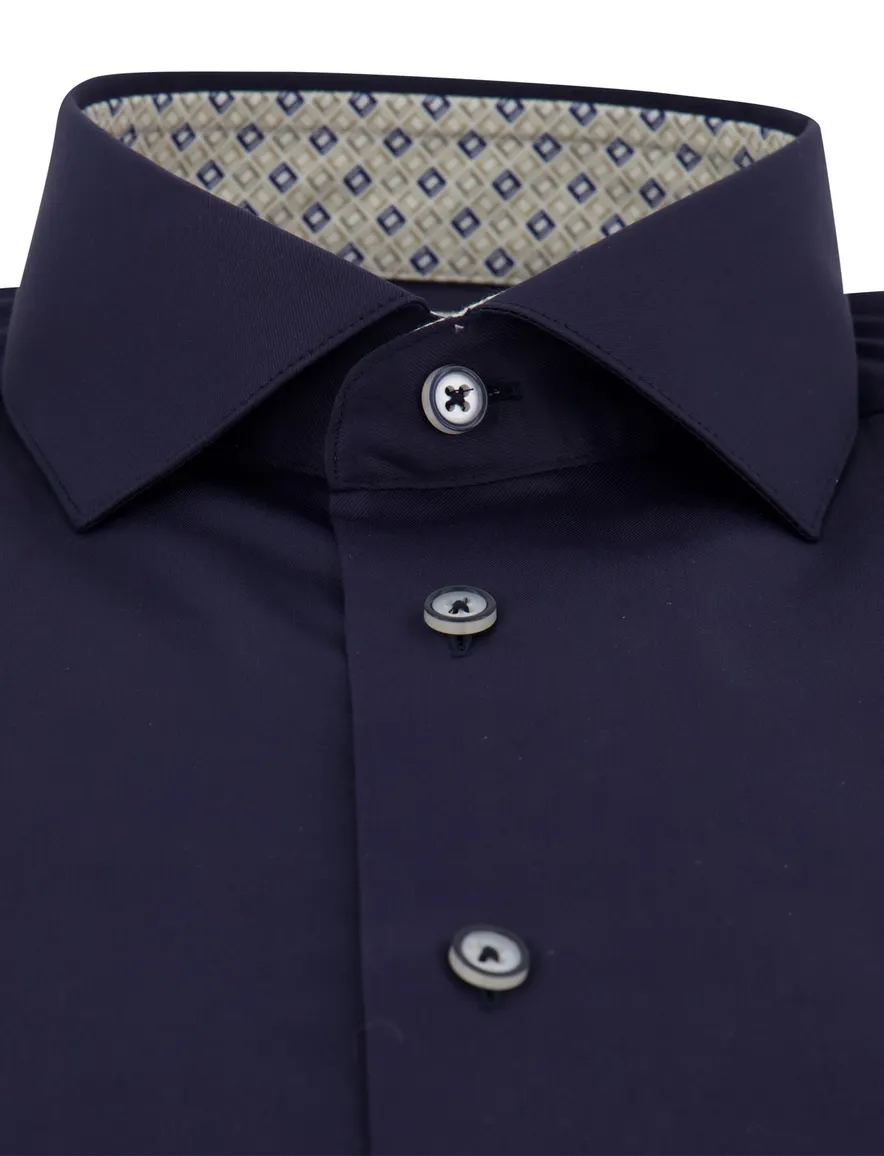Cavallaro Fiuggi mouwlengte 7 overhemd donkerblauw