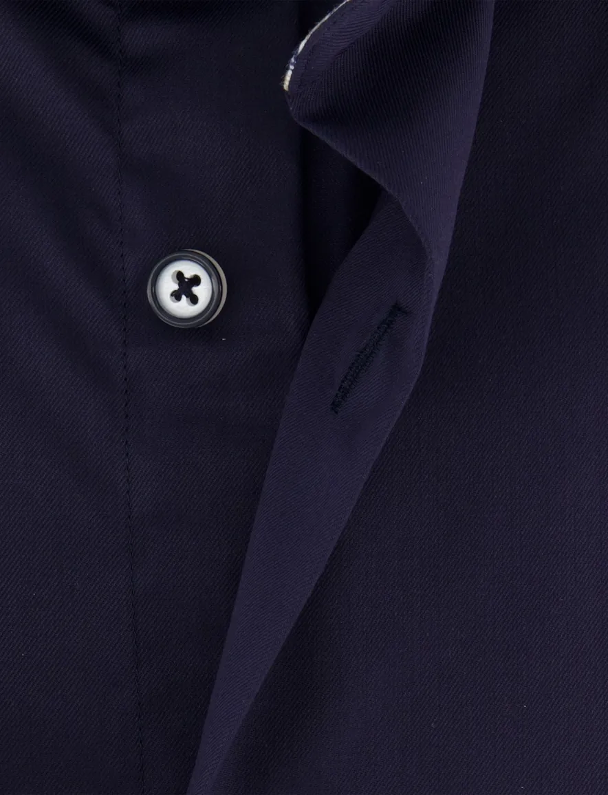 Cavallaro Fiuggi mouwlengte 7 overhemd donkerblauw