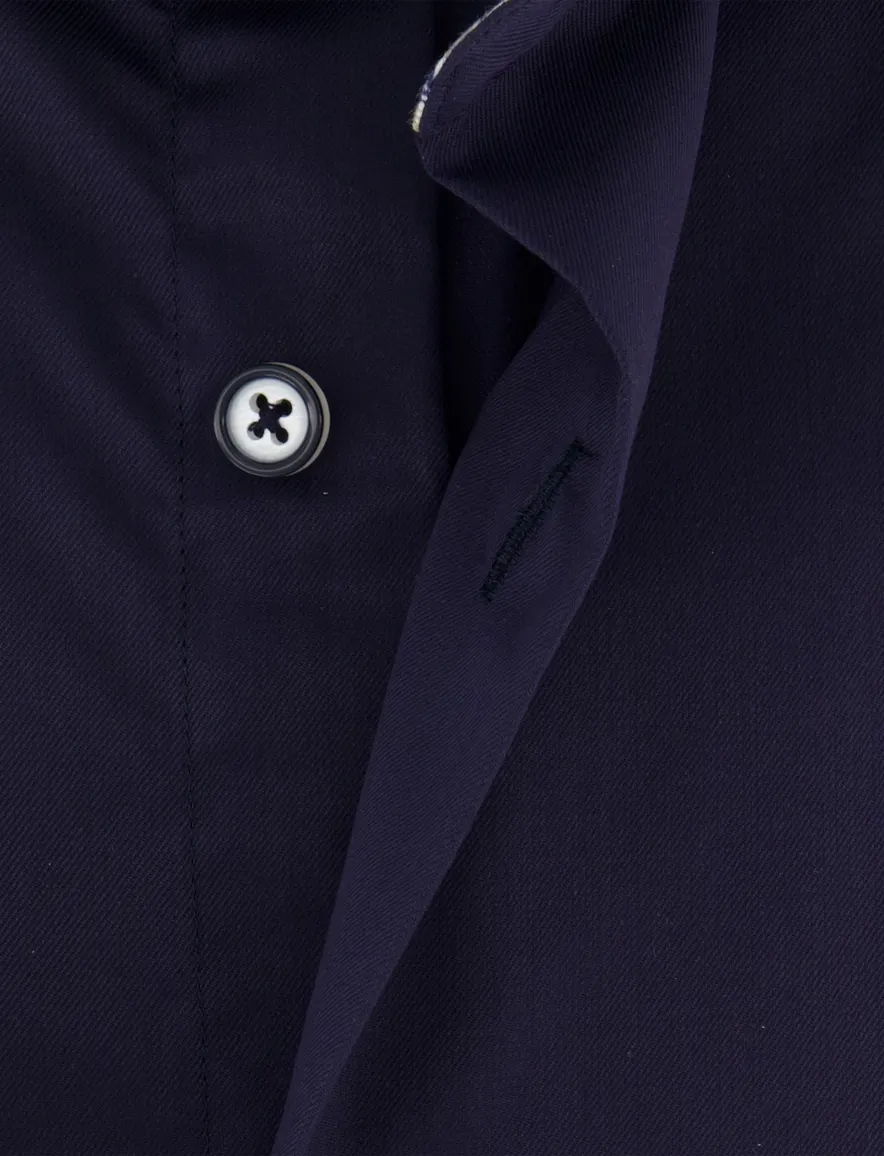 Cavallaro Fiuggi mouwlengte 7 overhemd donkerblauw