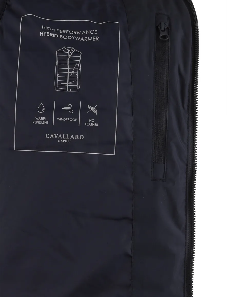 Cavallaro gewatteerde bodywarmer waterafstotend navy