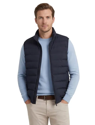 Cavallaro Navy bodywarmer gewatteerd Cavallaro winddicht donkerblauw