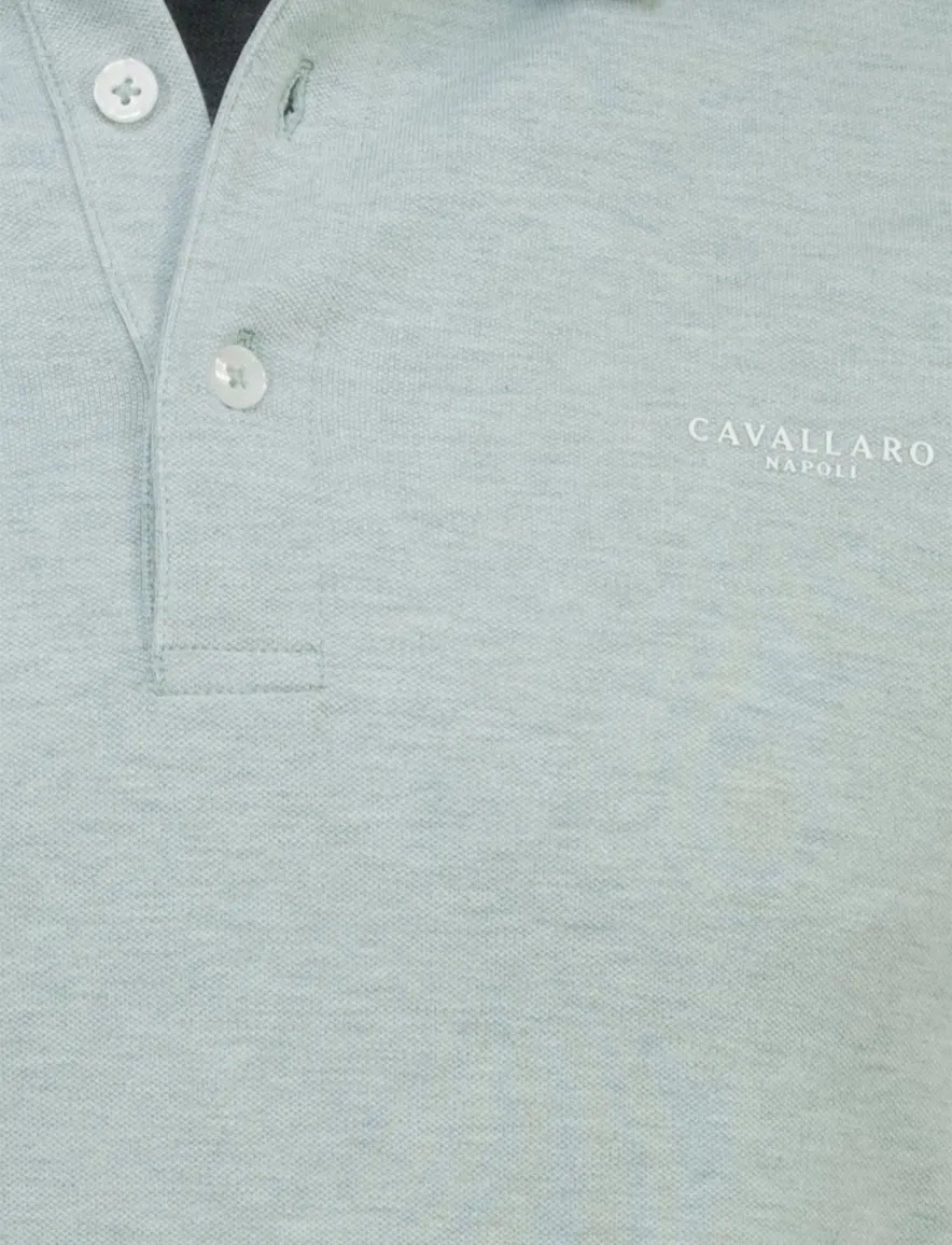 Bavone polo Cavallaro Napoli turquoise 3-knoops