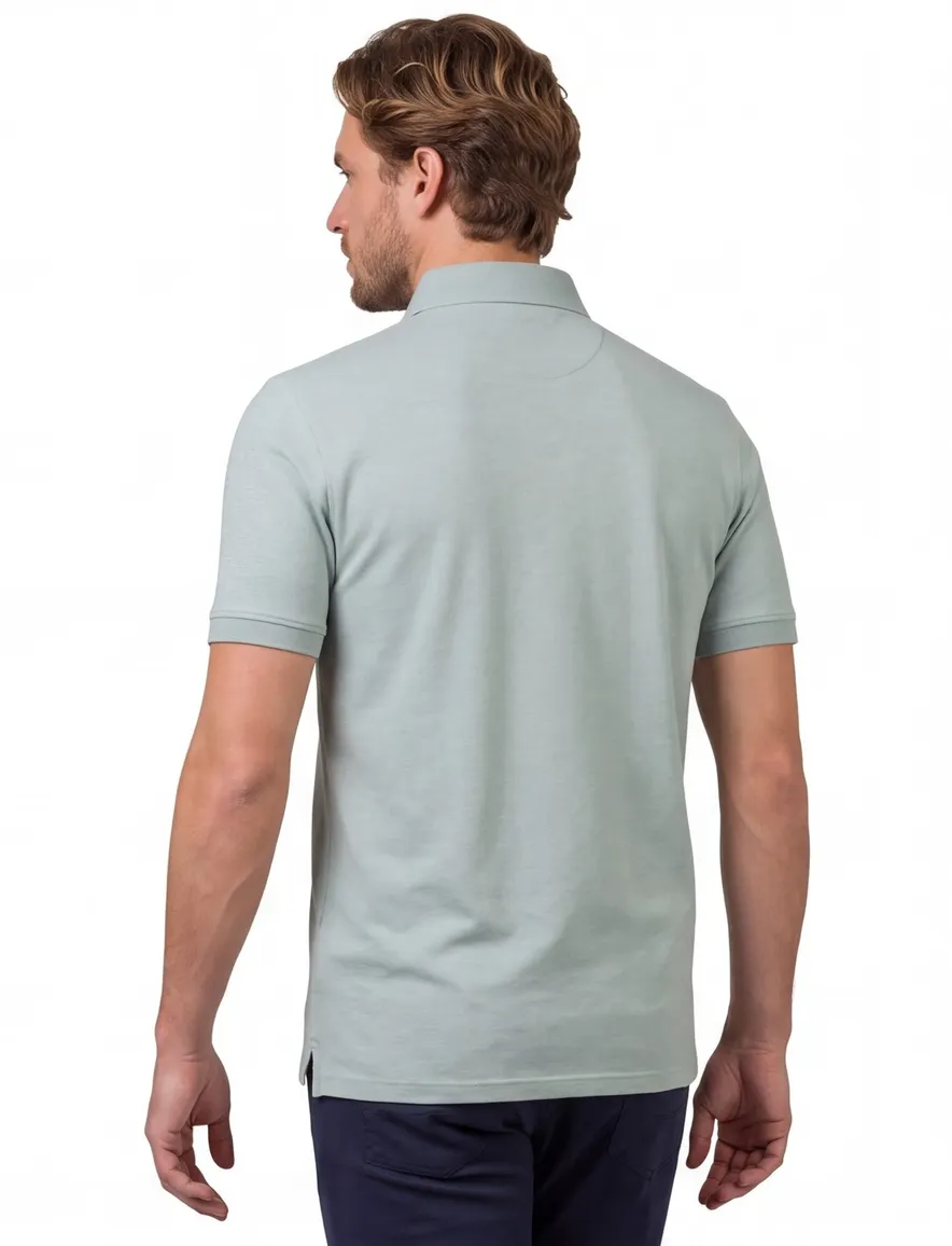 Bavone polo Cavallaro Napoli turquoise 3-knoops