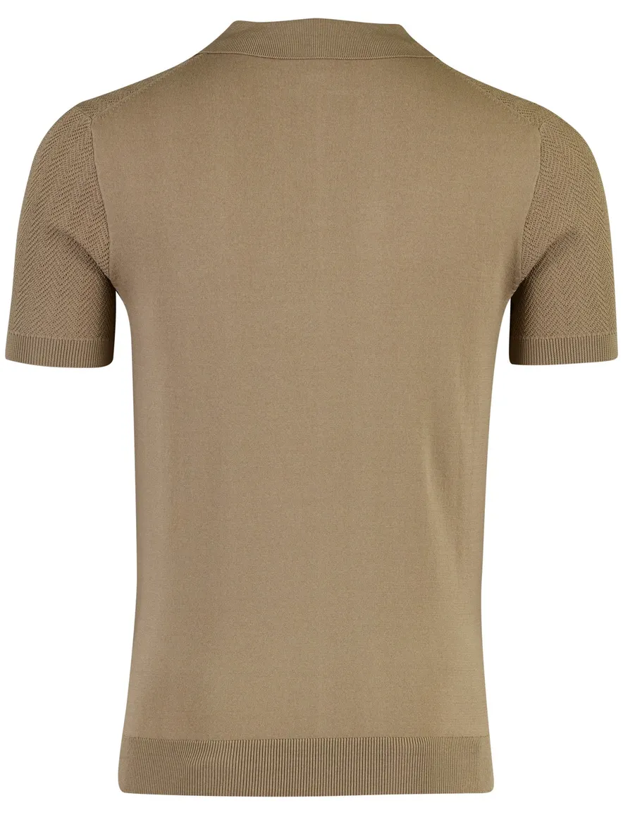 Cavallaro Mironi poloshirt bruin