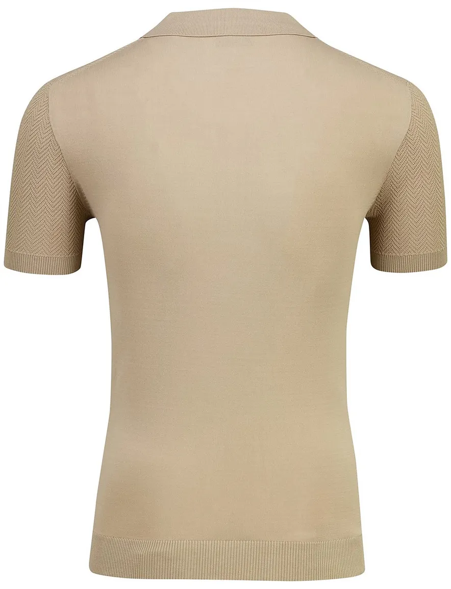 Cavallaro Mironi polo v hals taupe