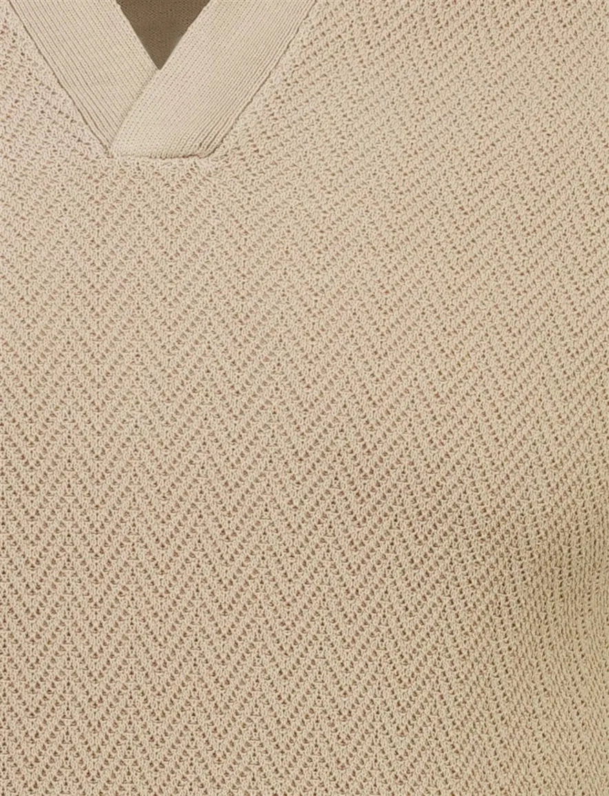 Cavallaro Mironi polo v hals taupe