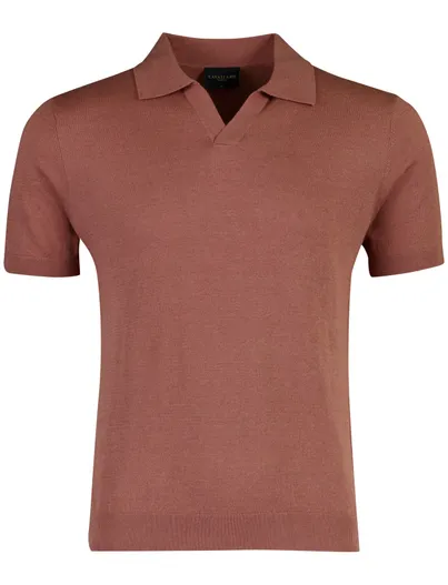 Cavallaro Doorknoop polo Born With Appetite donkergroen katoen set