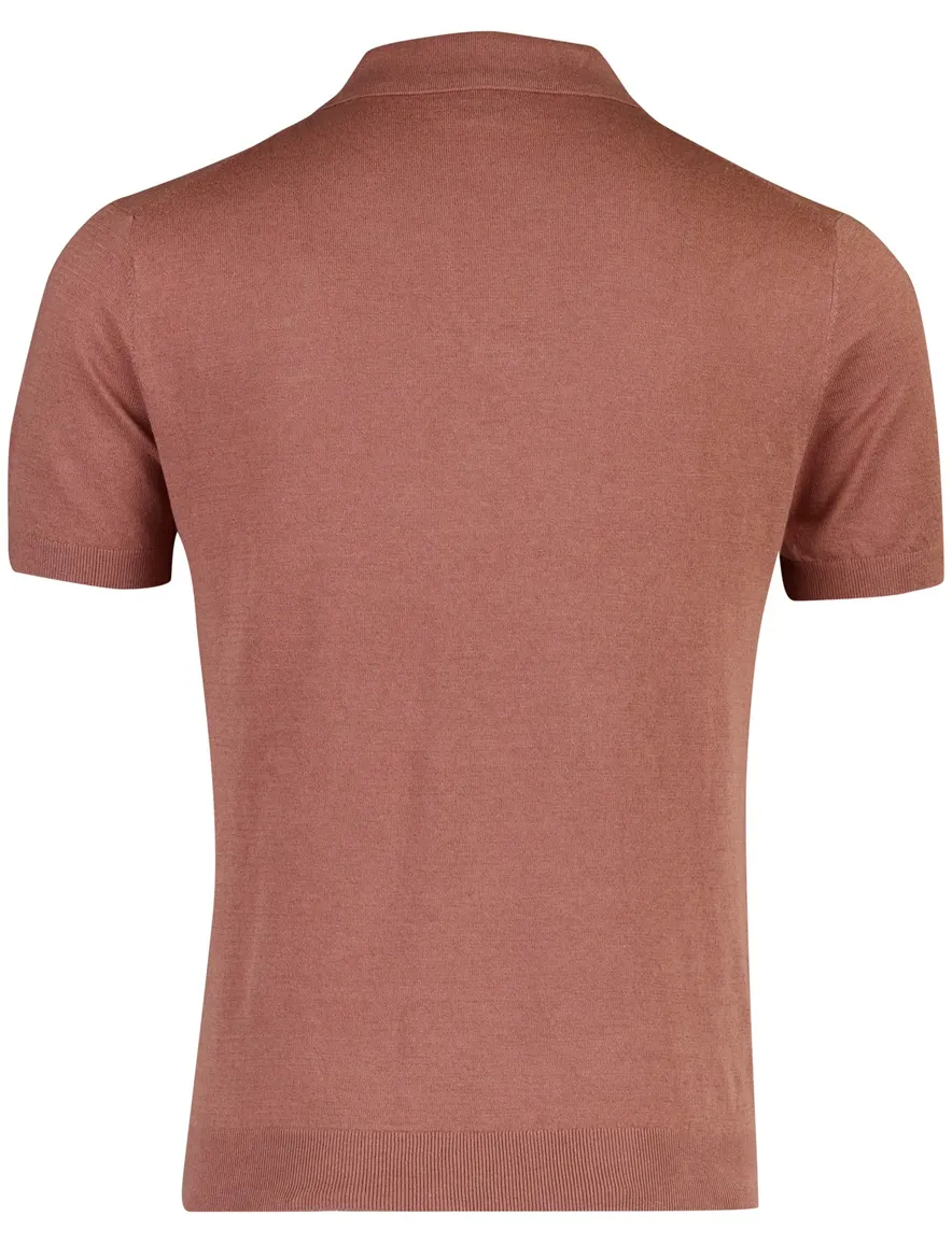 Cavallaro Napoli poloshirt korte mouw rood