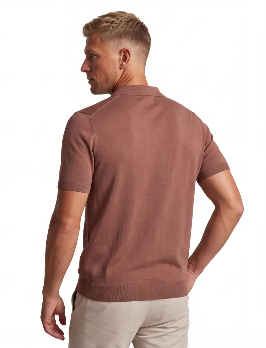 Cavallaro Napoli poloshirt korte mouw rood