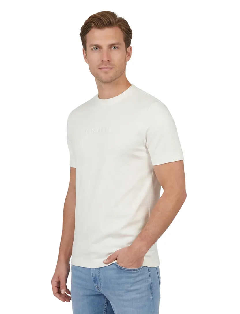 T-shirt Cavallaro Luvati Tee ronde hals wit