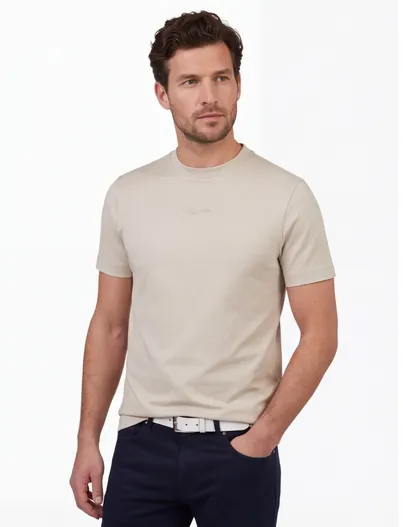 Cavallaro Cavallaro Napoli Luvali t-shirt korte mouwen creme