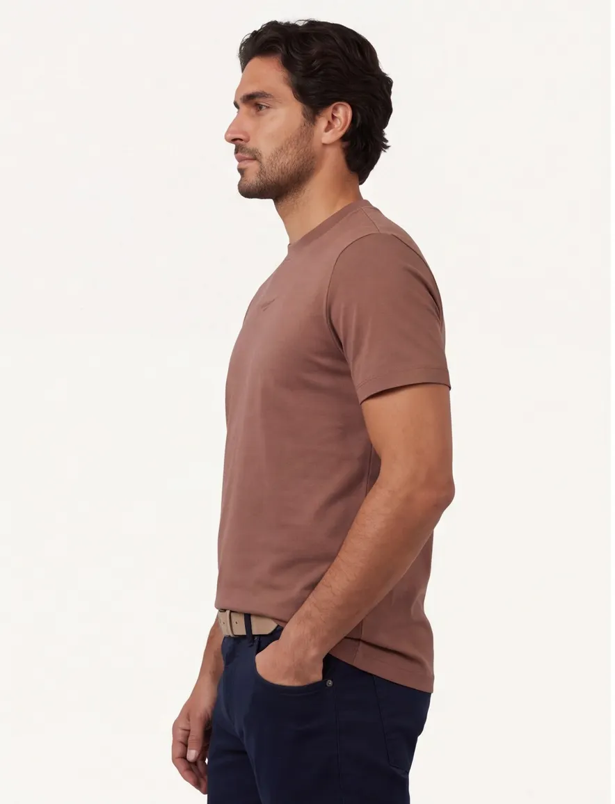 Roze t-shirt Cavallaro korte mouw