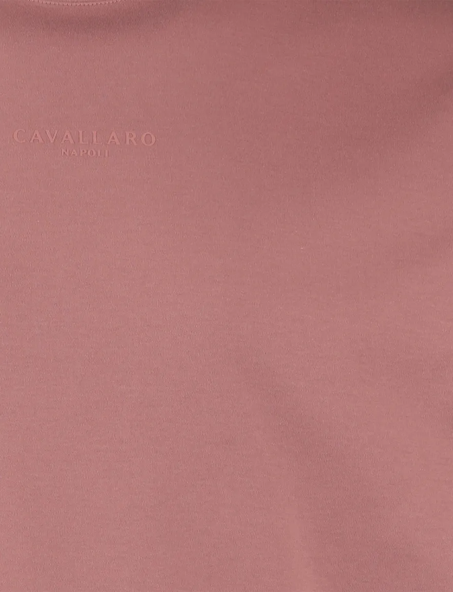 Roze t-shirt Cavallaro korte mouw