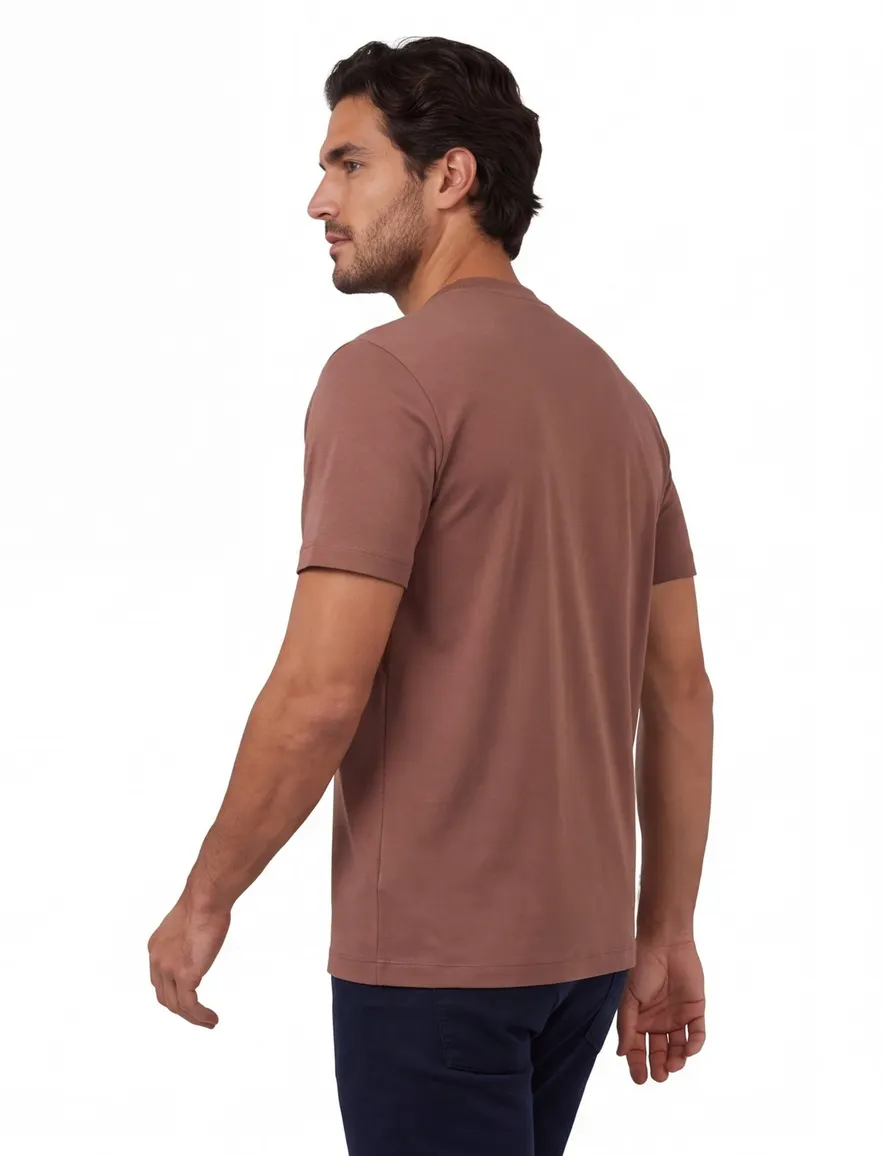 Roze t-shirt Cavallaro korte mouw