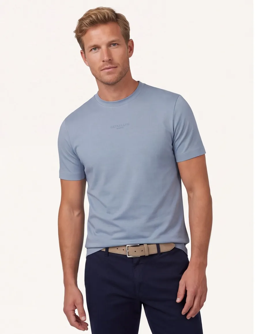 Cavallaro Napoli Luvali t-shirt korte mouwen blauw