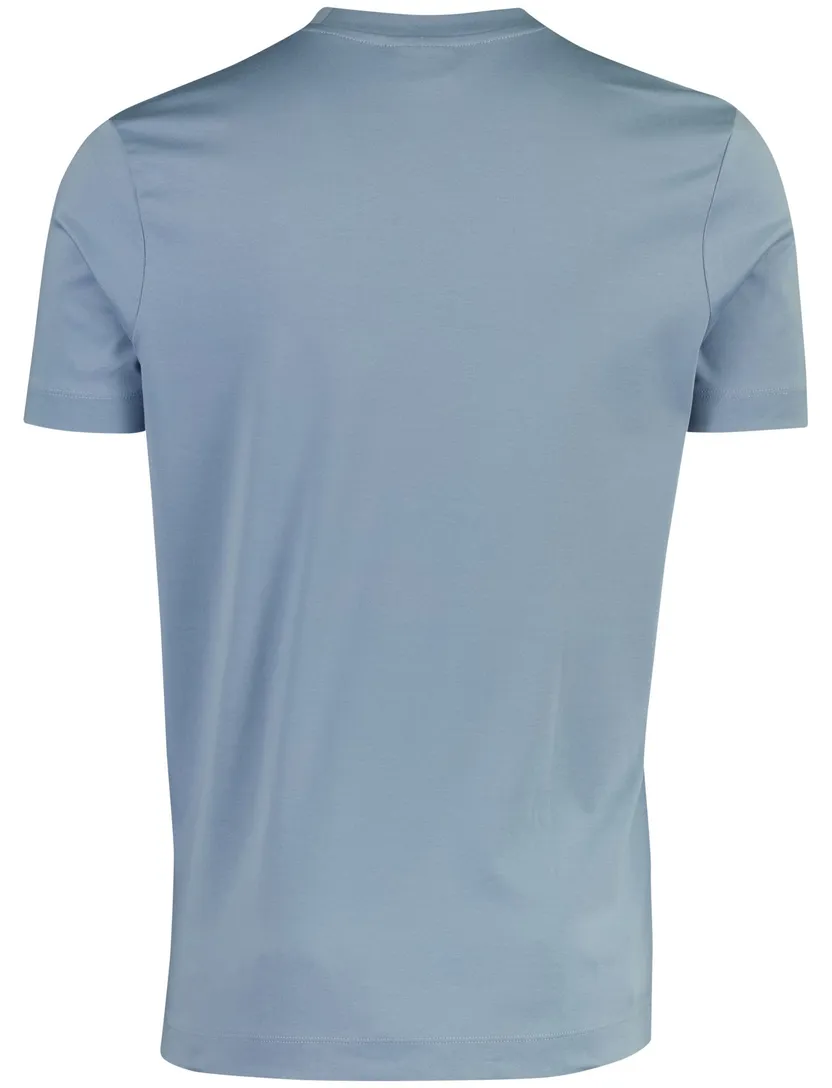 Blauw t-shirt Cavallaro Napoli Luvali ronde hals