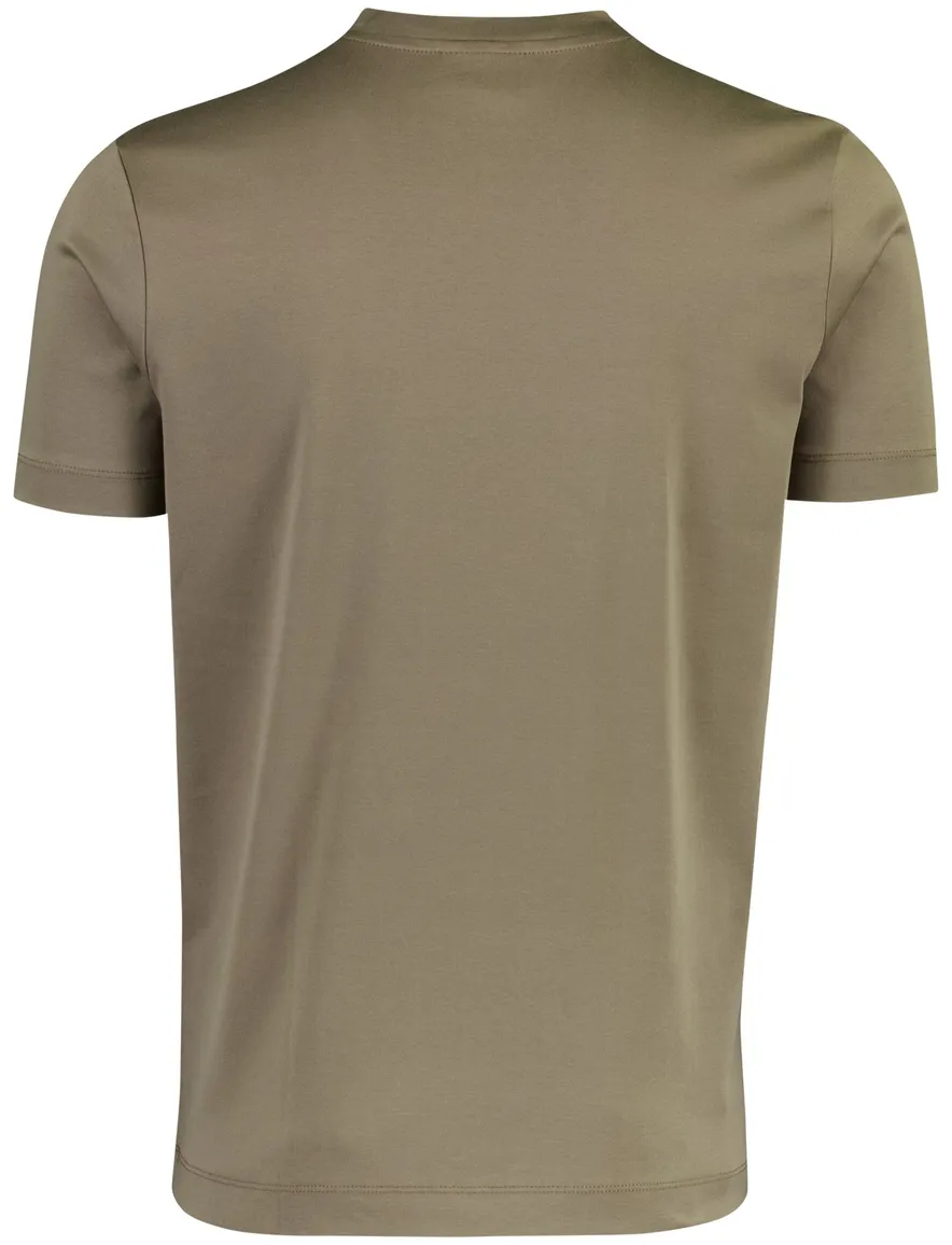 Cavallaro Luvali t-shirt taupe korte mouw