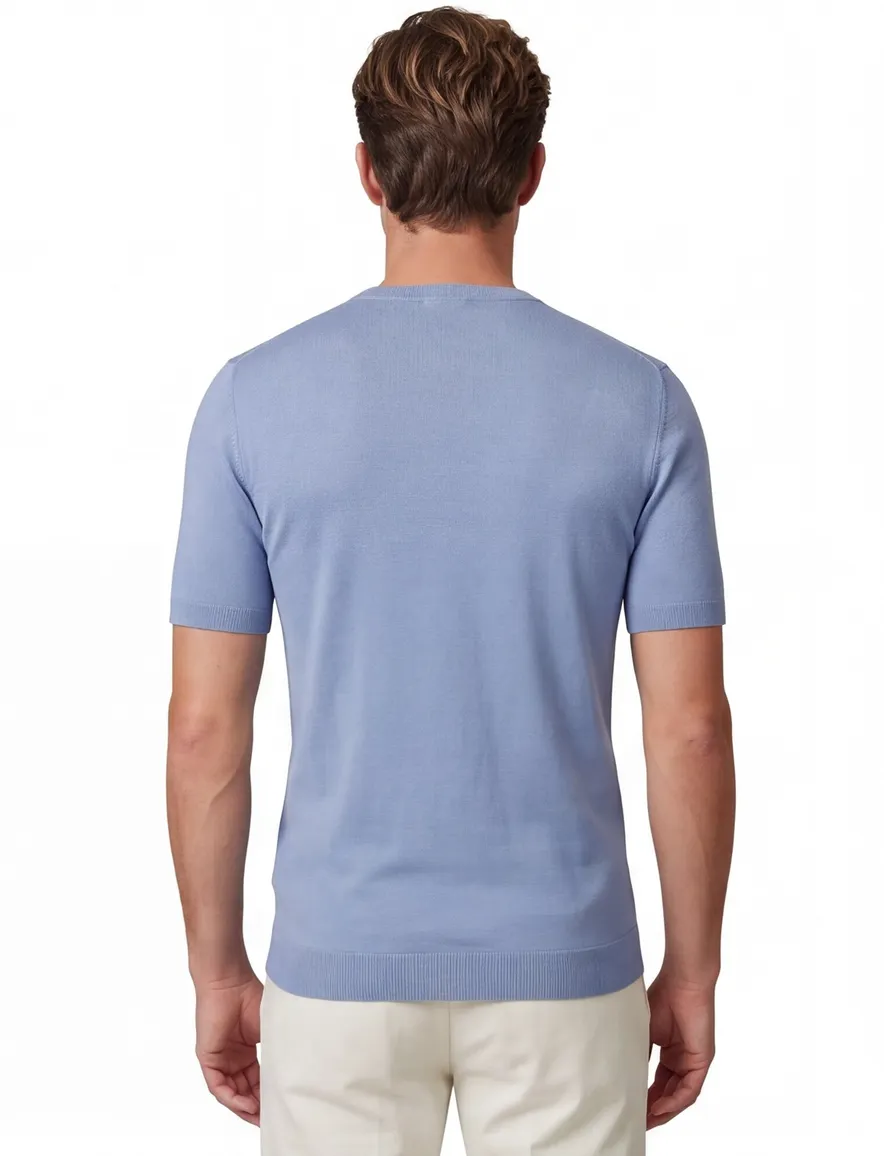 Milo Tee Cavallaro Napoli regular fit blauw