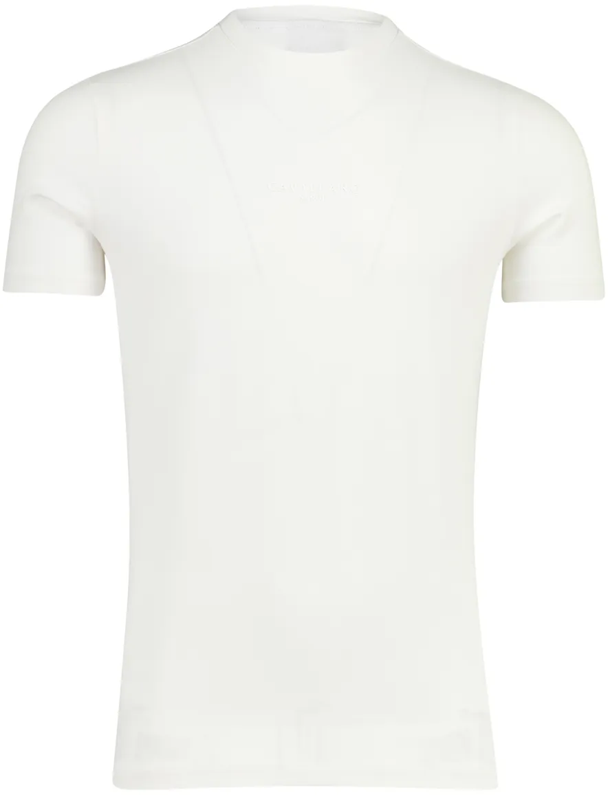 T-shirt Cavallaro Bari Tee ronde hals off white
