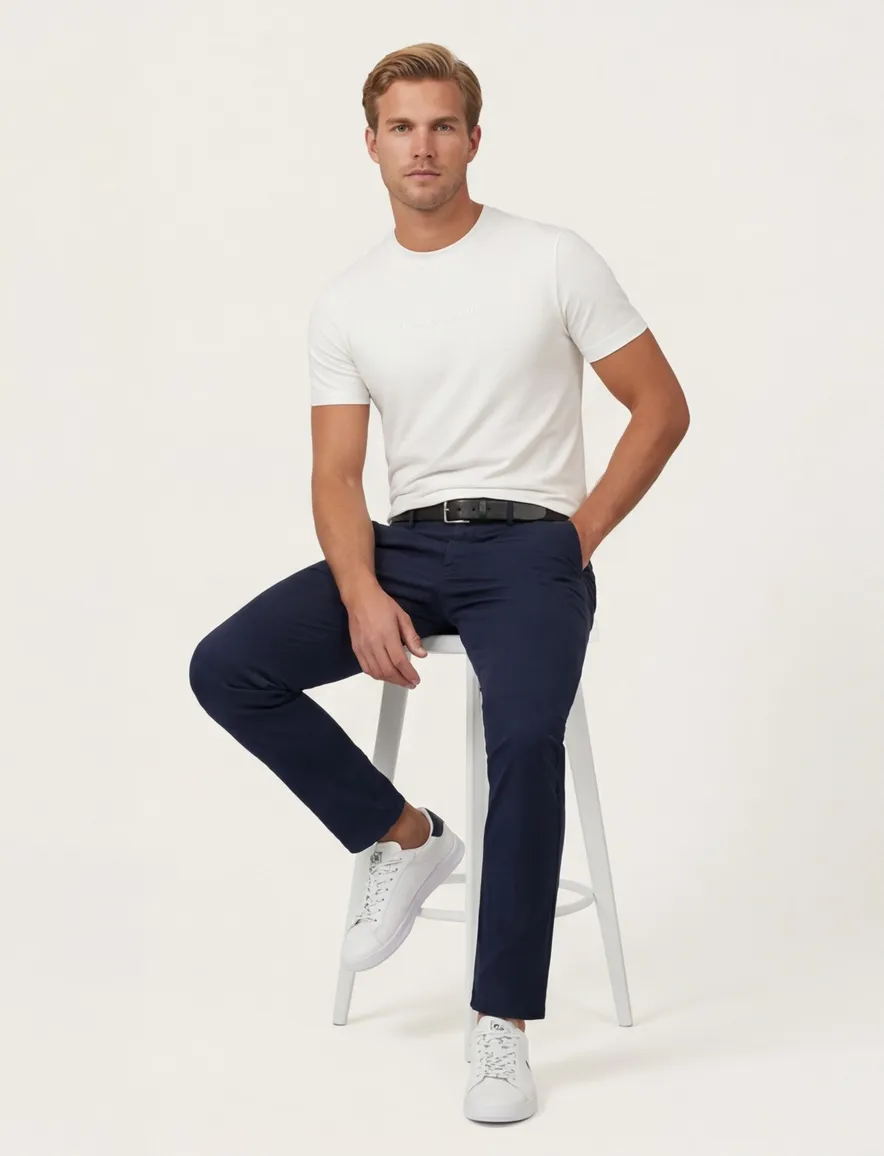 Cavallaro Bari Tee t-shirt wit korte mouw