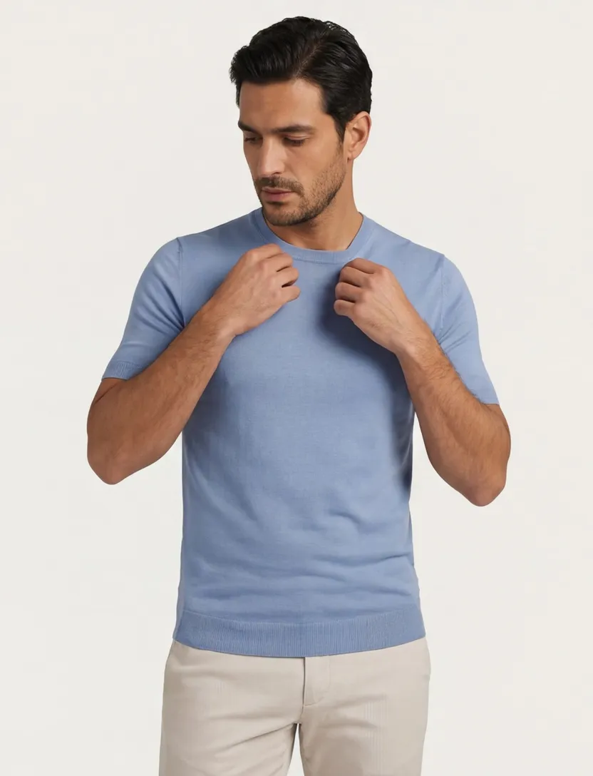 T-shirt Cavallaro Napoli Bari Tee met opdruk regular fit