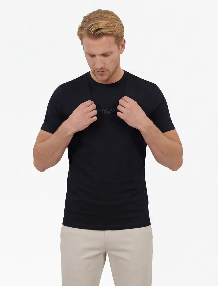 Cavallaro Bari t-shirt donkerblauw