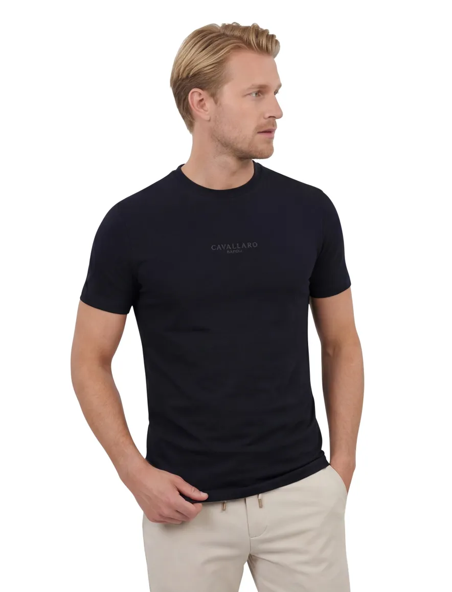 Cavallaro Bari t-shirt donkerblauw