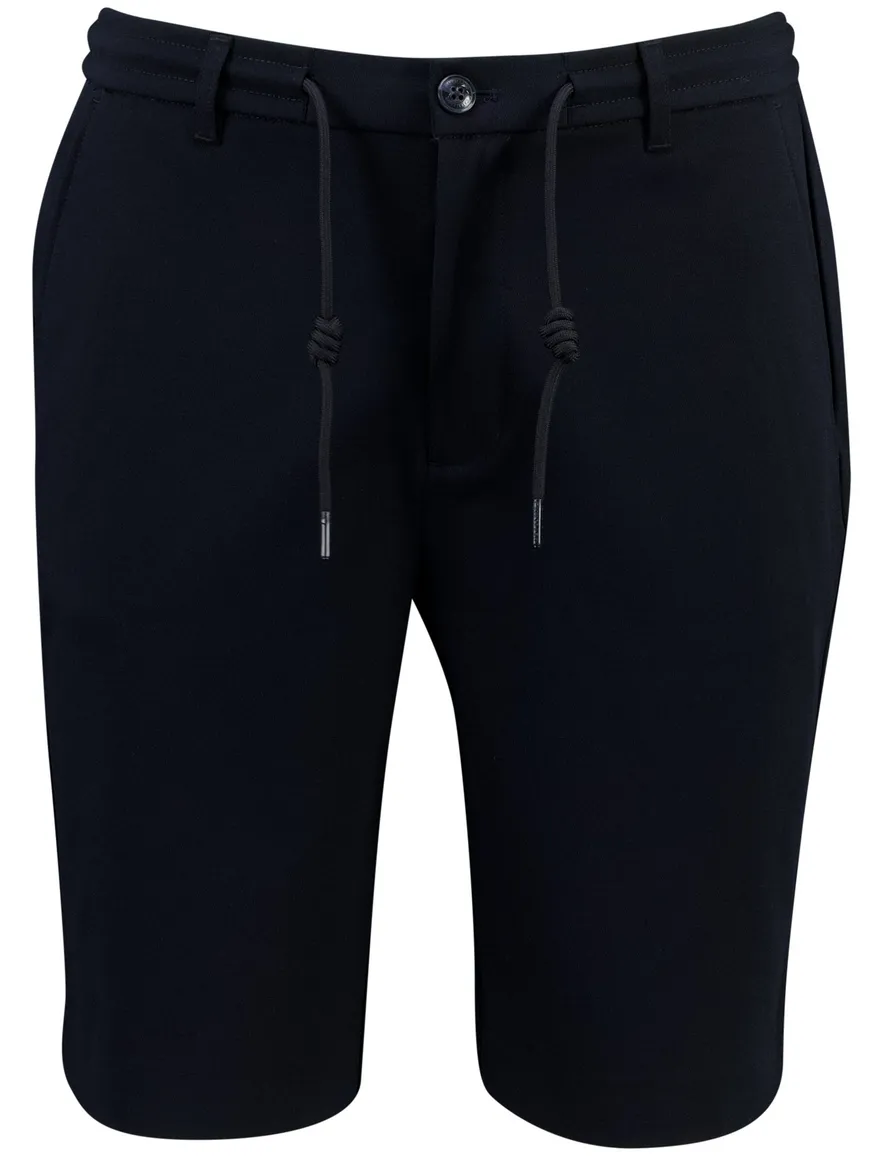 donkerblauwe bermuda Cavallaro normale fit