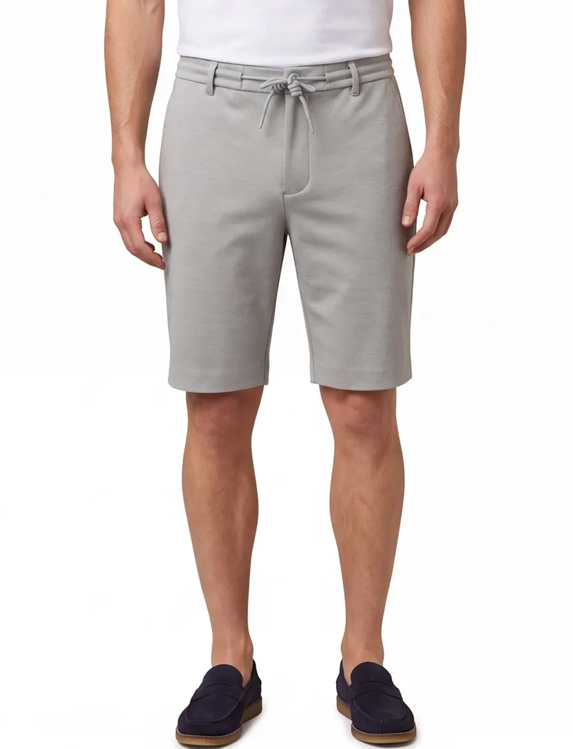 Korte broek Cavallaro Zaverio groen elastisch band