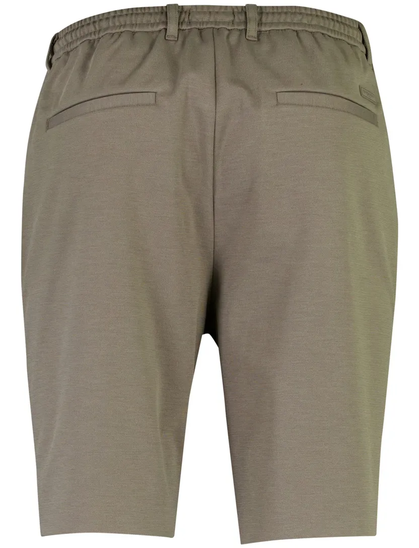 Bermuda Cavallaro Zeradino bruin slim fit elastische band