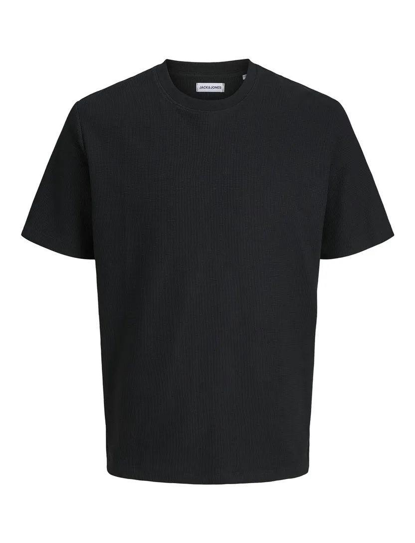 Zwart T-shirt Jack & Jones Plus Size textuur