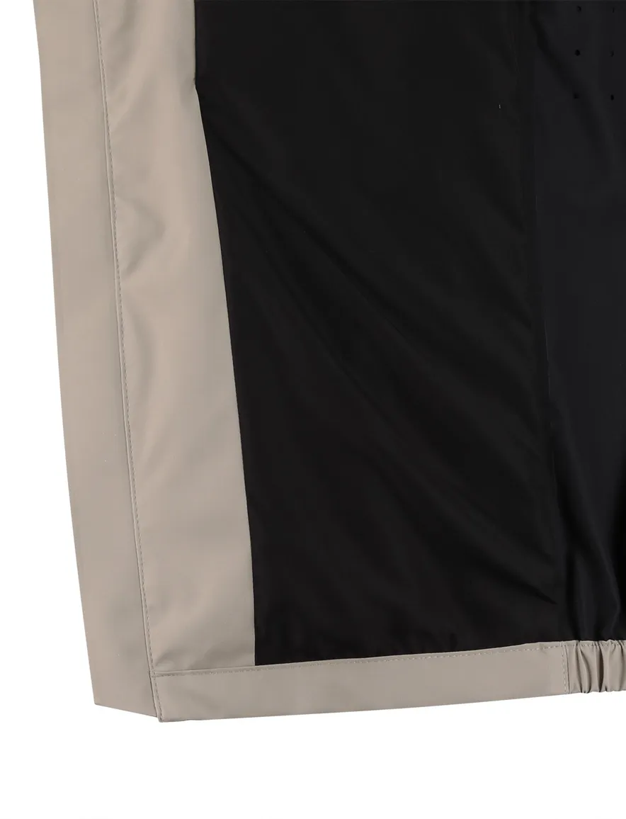 Beige kort windjack Reset normale fit
