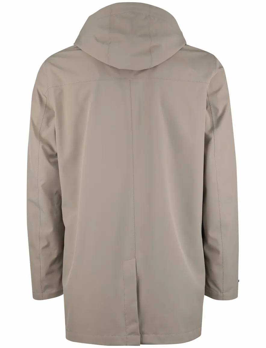 Reset tussenjas waterdicht capuchon beige